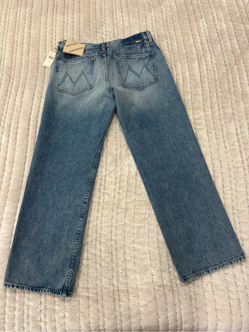 MOTHER Women's Ankle Crop Jeans - Medium Blue Wash
